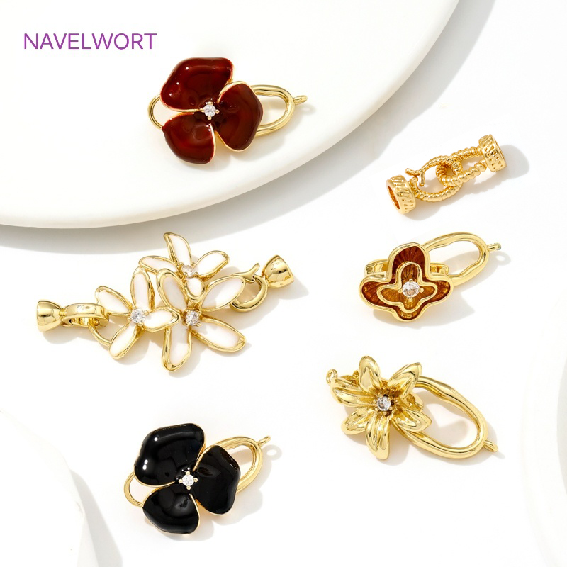 Aksesori gesper konektor jepit - Jewelry Making Items ulasan dan harga