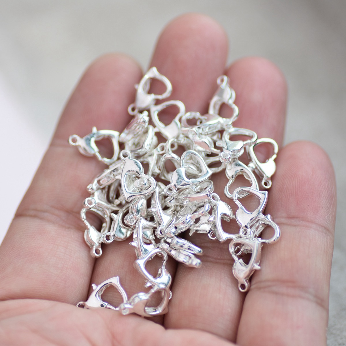 30 Buah 12X8Mm Emas/Perak/Peru - Lobster Clasp Silver ulasan dan harga