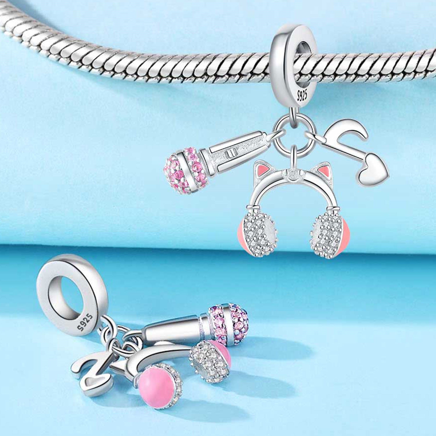 Orstarry S925 Liontin Perak St - Jewelry Making Notes ulasan dan harga