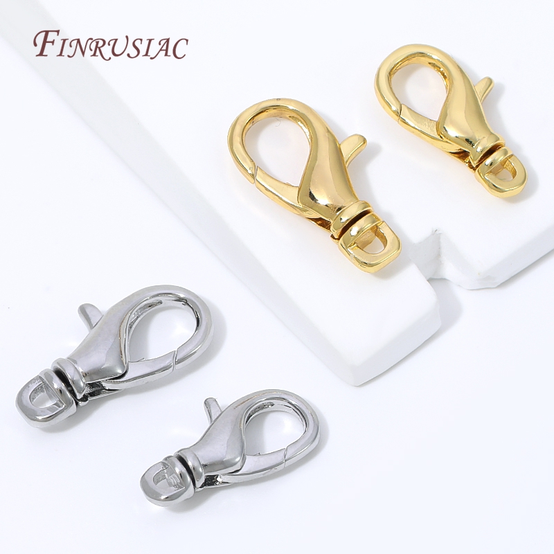Kancing Lobster Berlapis Emas  - Lobster Clasp Silver ulasan dan harga